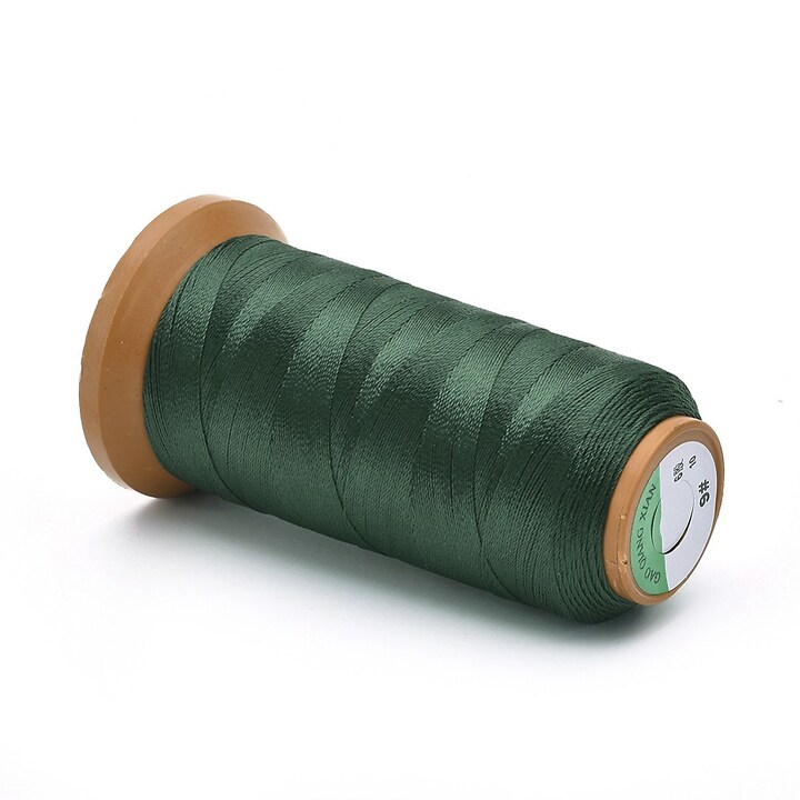 Ata de insirat margele 1mm, mosor de 240m - verde inchis