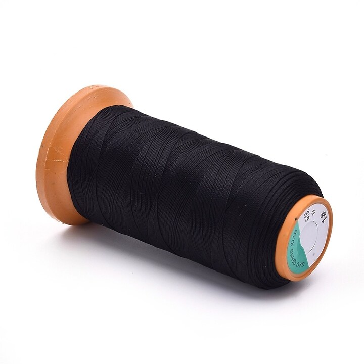 Ata de insirat margele 1mm, mosor de 240m - negru