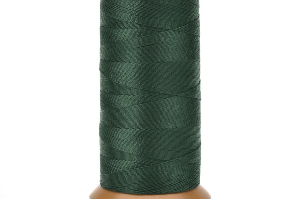 Ata de insirat margele 0,7mm, mosor de 400m - verde inchis