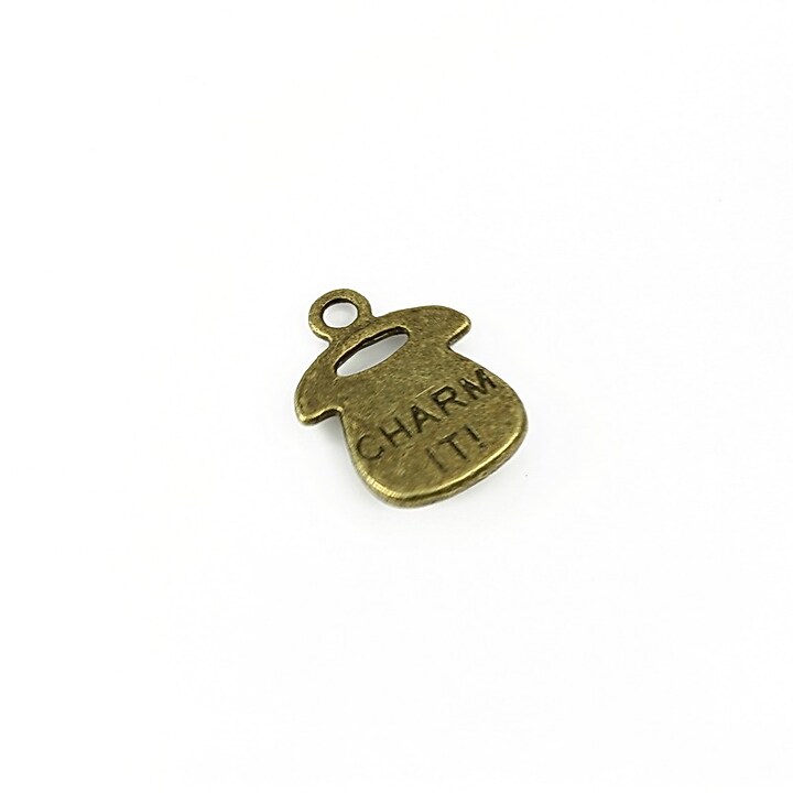 Charm bronz telefon 17x12mm