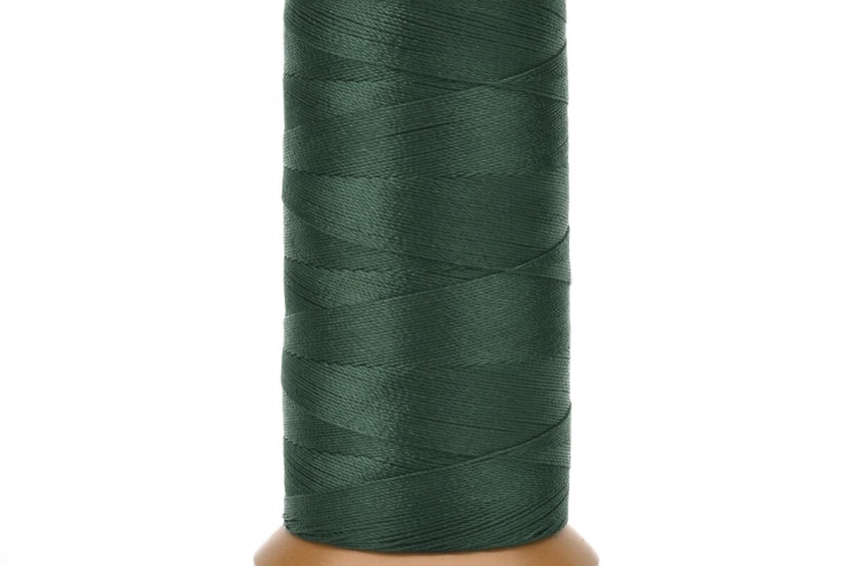 Ata de insirat margele 0,5mm, mosor de 550m - verde inchis