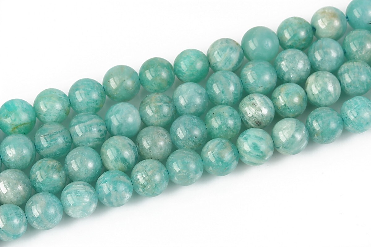 Amazonite rusesc sfere 6mm