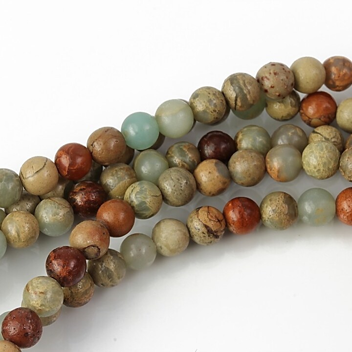 Aqua Terra Jasper sfere 4mm (10 buc.)