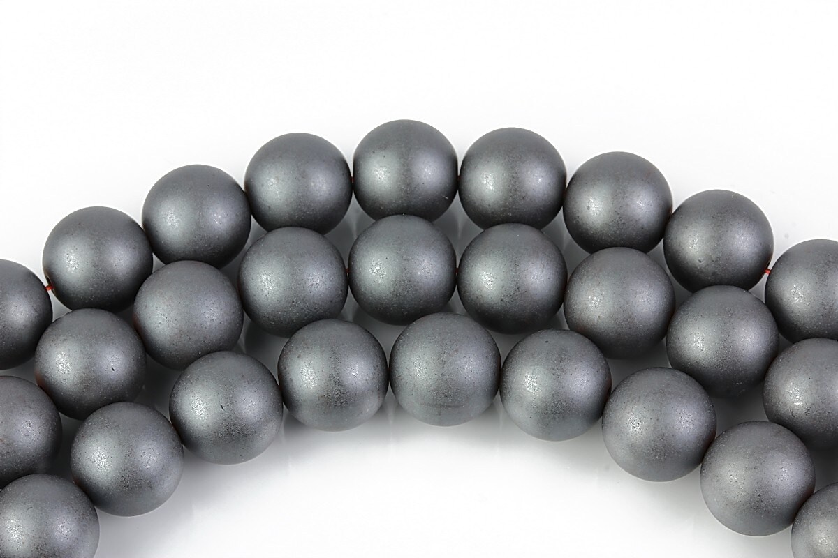 Hematit frosted (mat) sfere 8mm