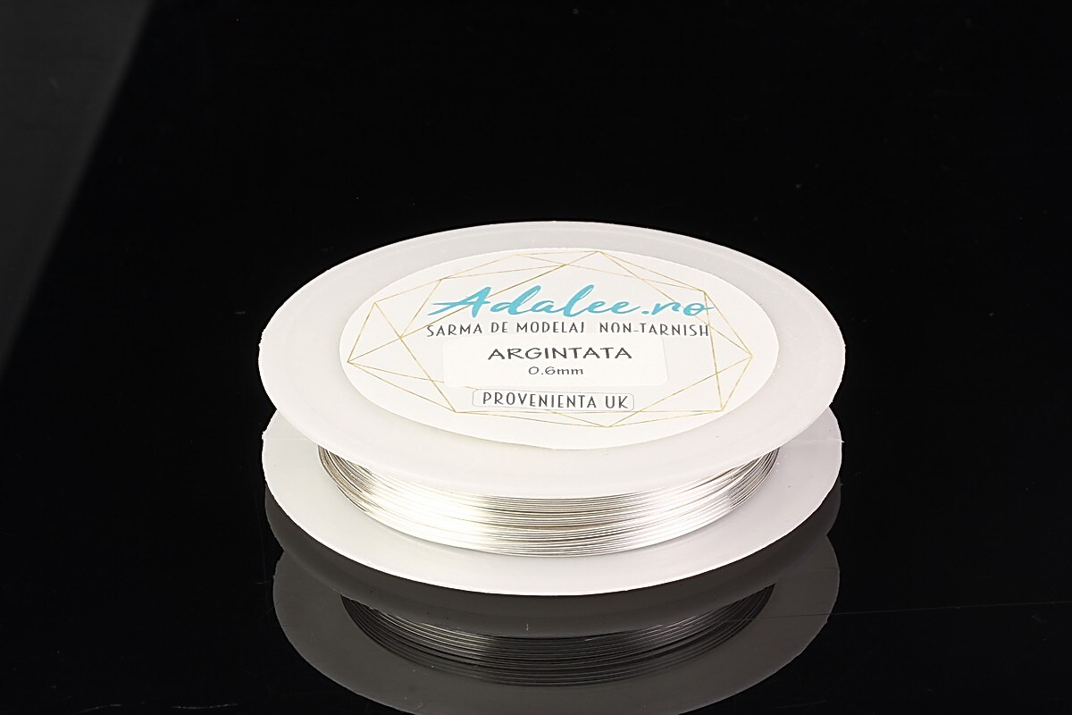 Rola sarma PLACATA CU ARGINT grosime 0,6 mm, rola 5m