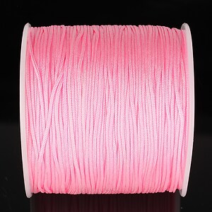 Snur nylon pentru bratari grosime 0,8mm, rola de 100m - roz deschis