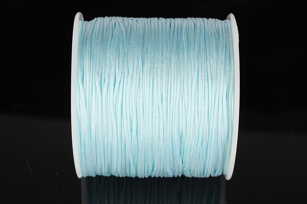 Snur nylon pentru bratari grosime 0,8mm, rola de 100m - bleu