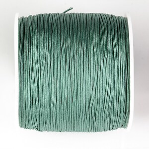 Snur nylon pentru bratari grosime 0,8mm, rola de 100m - verde deschis