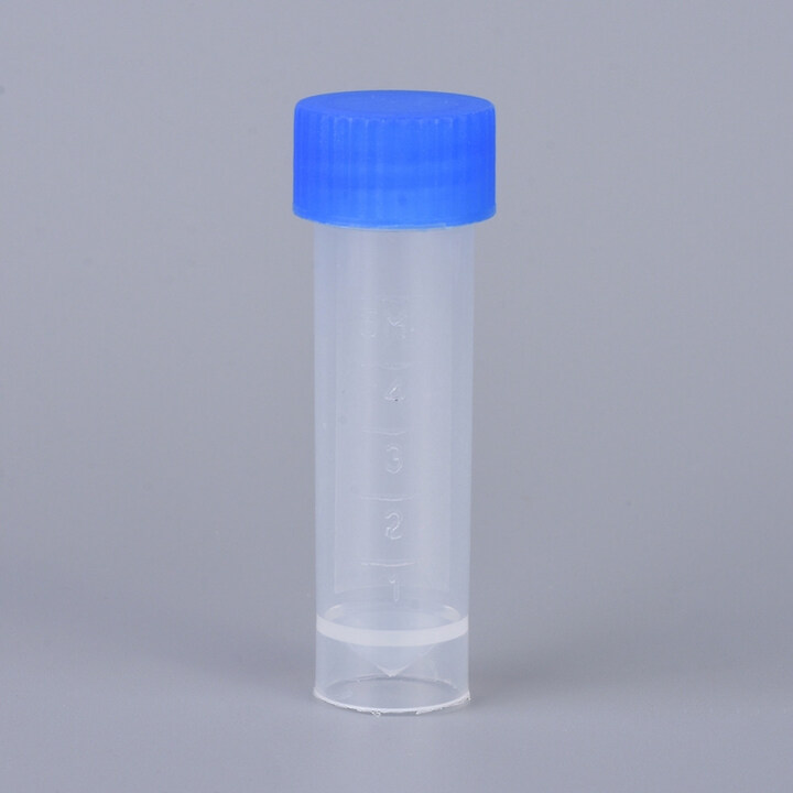 Cutie din plastic cu capac albastru cu filet pentru margele 15,8x1,7cm