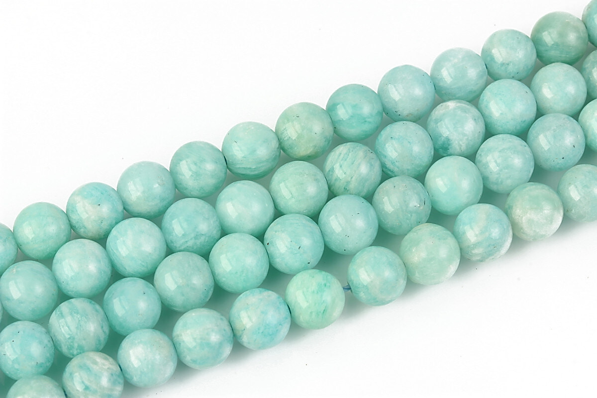 Amazonite rusesc sfere 6mm