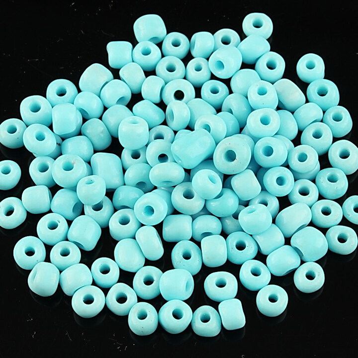 Margele de nisip 4mm opace (50g) - cod 373 - bleu