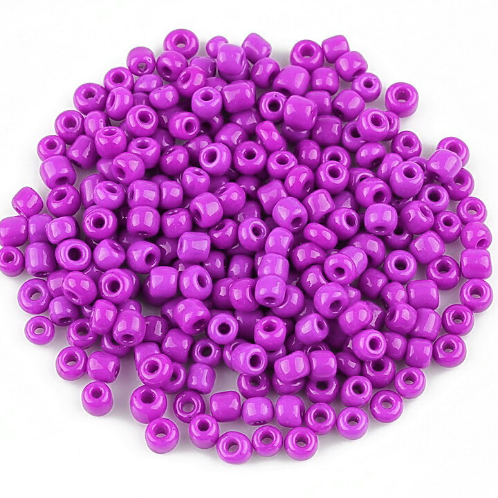 Margele de nisip 3mm opace (50g) - cod 408 - mov lila