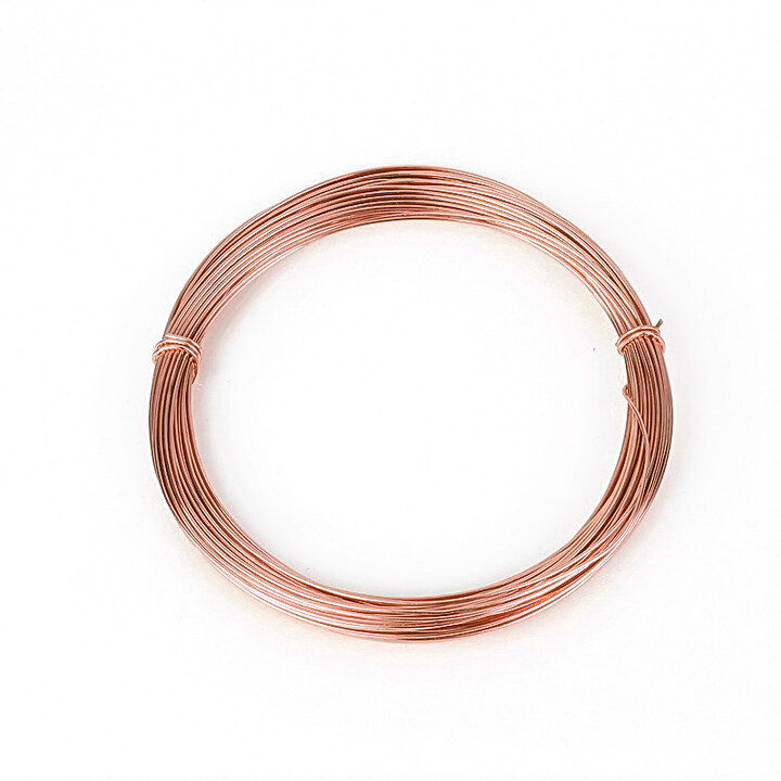 Sarma de modelaj aluminiu, grosime 0,8mm, colac 10m - rose gold