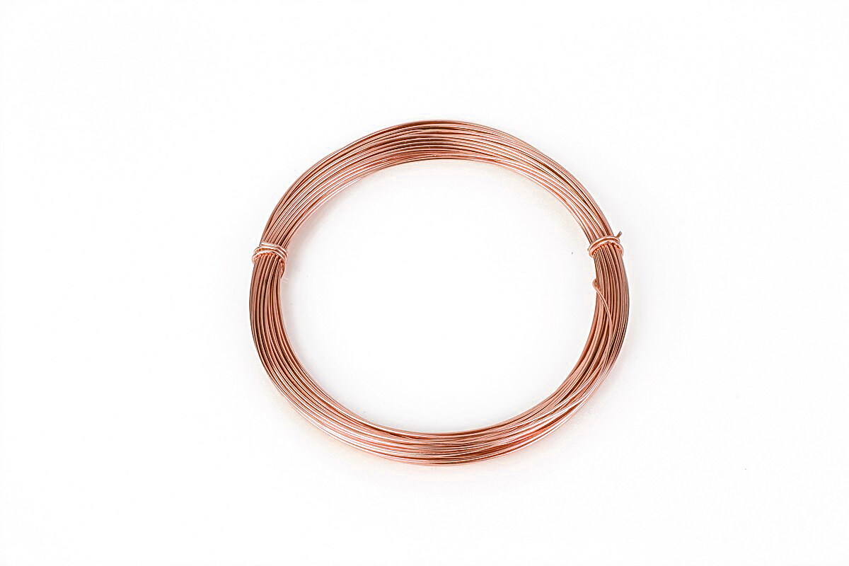 Sarma de modelaj aluminiu, grosime 0,8mm, colac 10m - rose gold