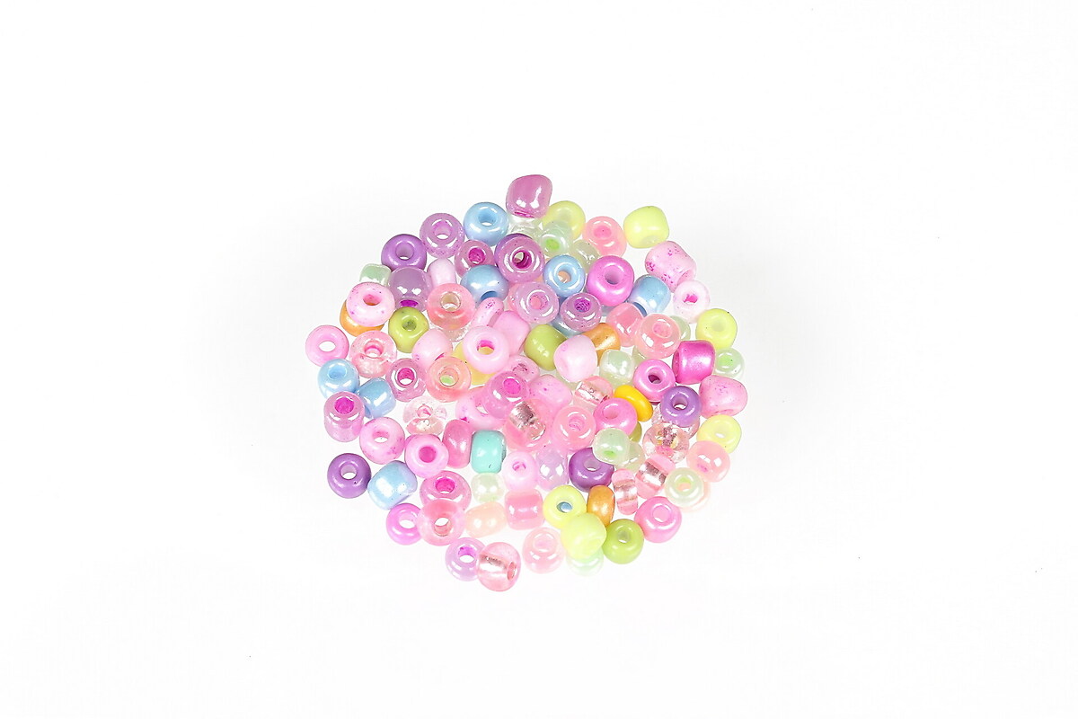 Margele de nisip mix 3mm (50g) - cod 745 - pastel