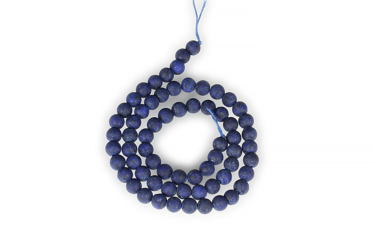 Sirag lapis lazuli frosted (mat) sfere 6mm