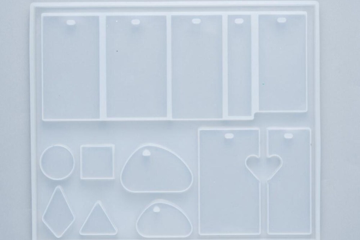 Matrita din silicon pentru pandantive din rasina 147x123x8mm