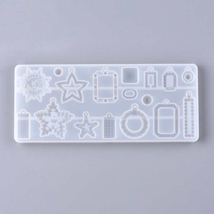 Matrita din silicon pentru pandantive din rasina 160x68x7mm