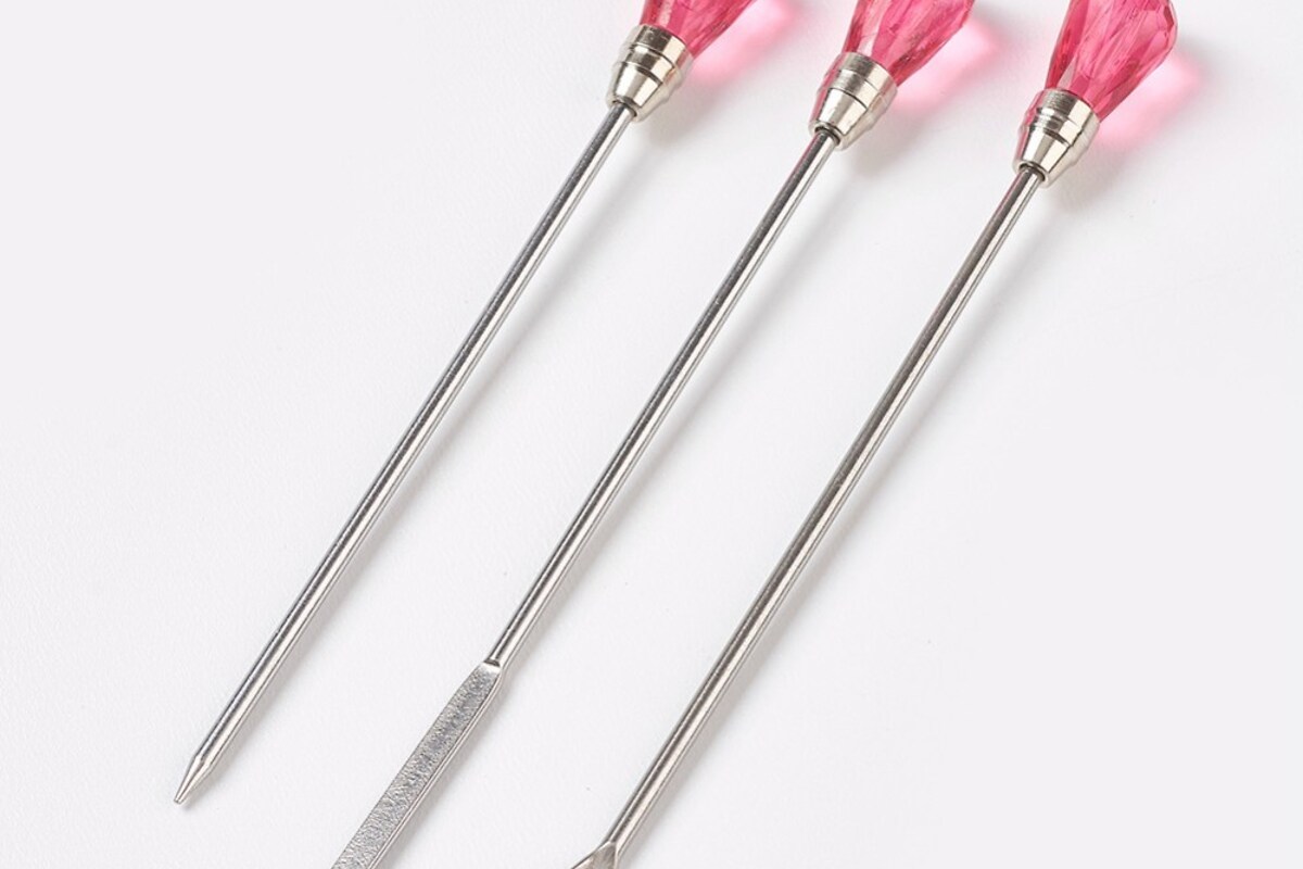Set de 3 unelte pentru amestecare si modelare rasina aprox. 10cm