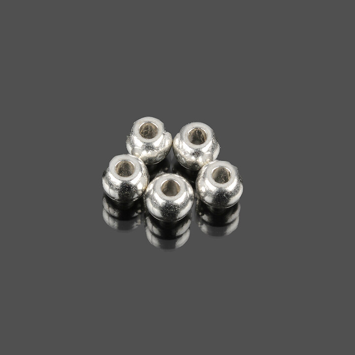 Distantier argintiu 6x5mm