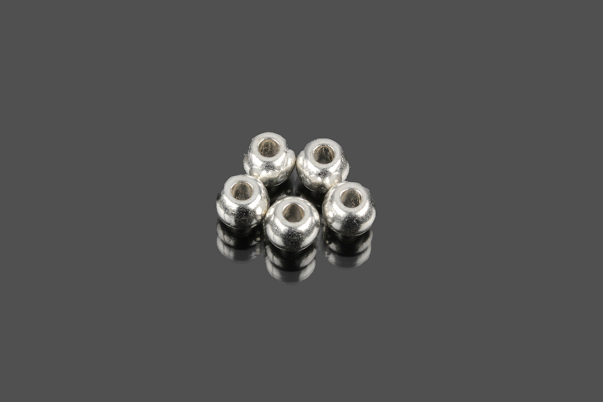 Distantier argintiu 6x5mm