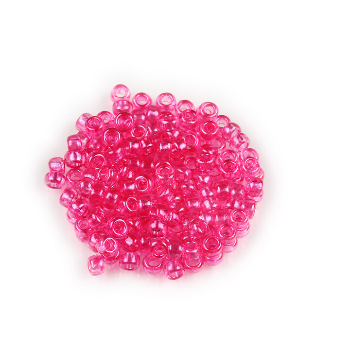 Margele de nisip pentru brodat 2,5x1,5mm, 10 grame - roz fucsia