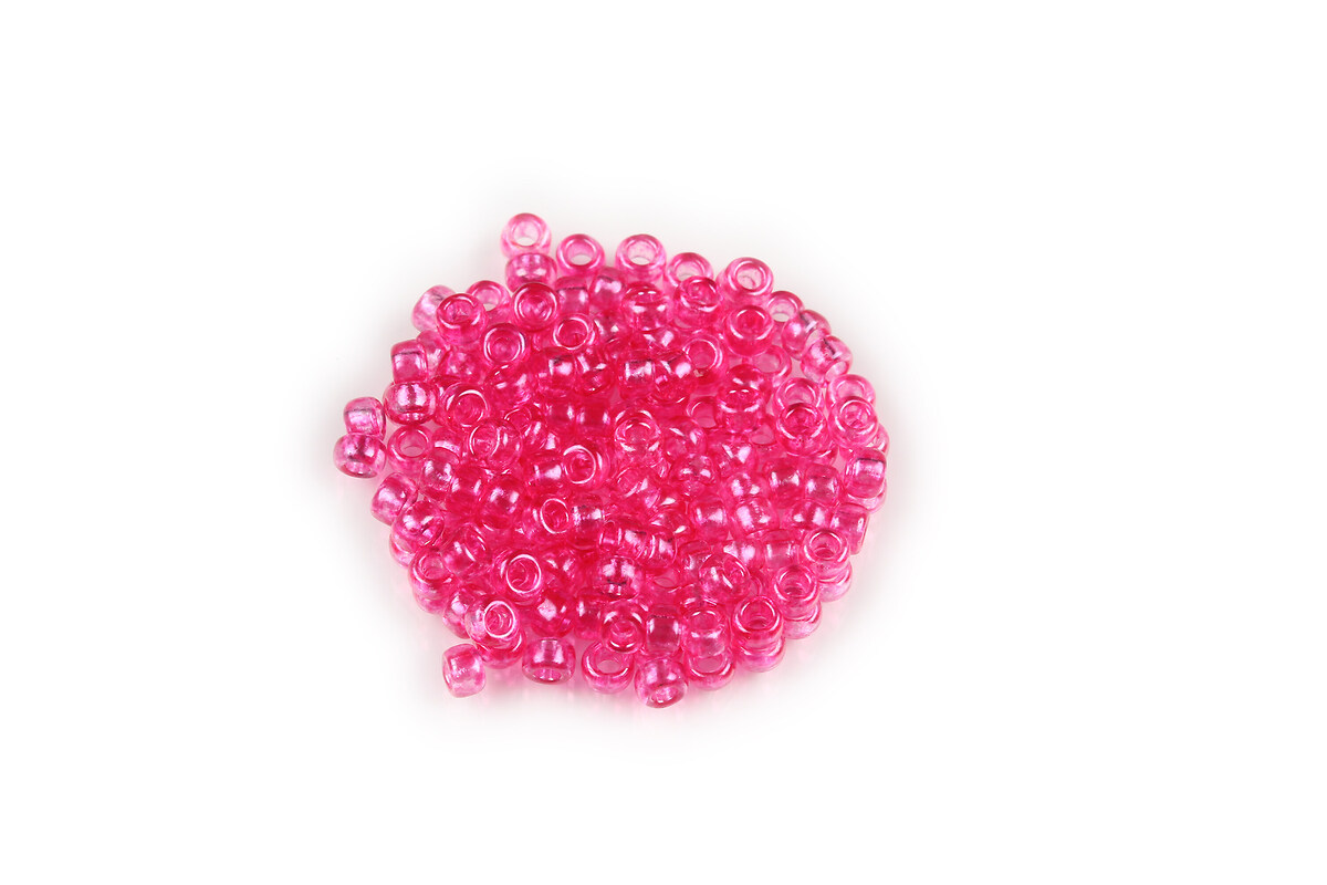 Margele de nisip pentru brodat 2,5x1,5mm, 10 grame - roz fucsia