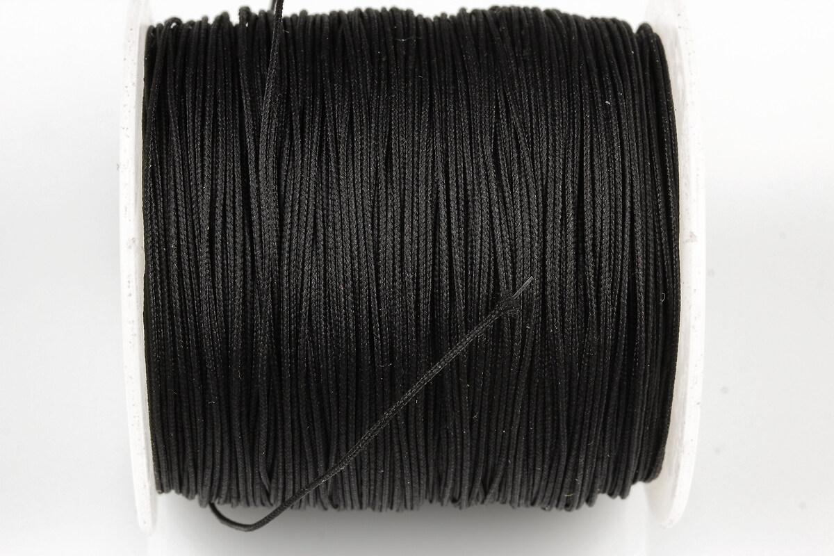 Rola snur nylon cu guta in interior grosime 0,8mm - 180m - negru