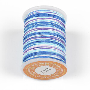 Rola snur nylon grosime 0,4mm, 15m - albastru multicolor