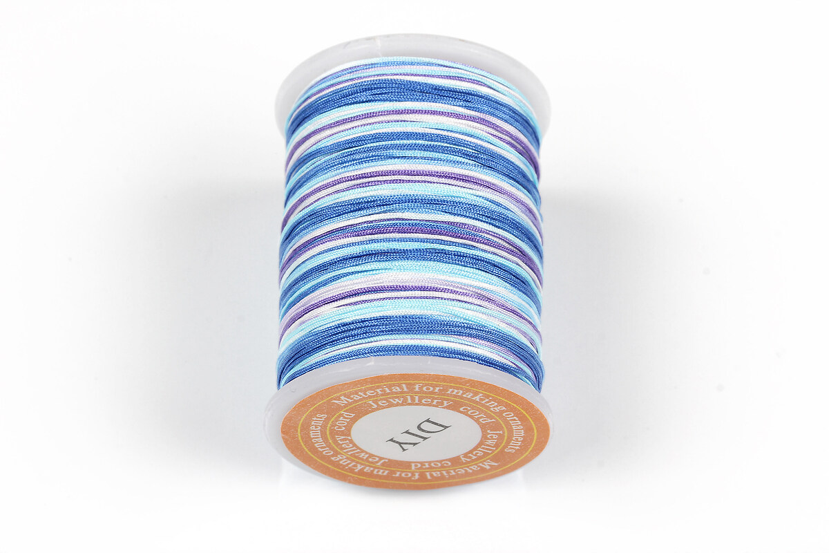 Rola snur nylon grosime 0,4mm, 15m - albastru multicolor