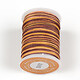 Rola snur nylon grosime 0,4mm, 15m - maro multicolor