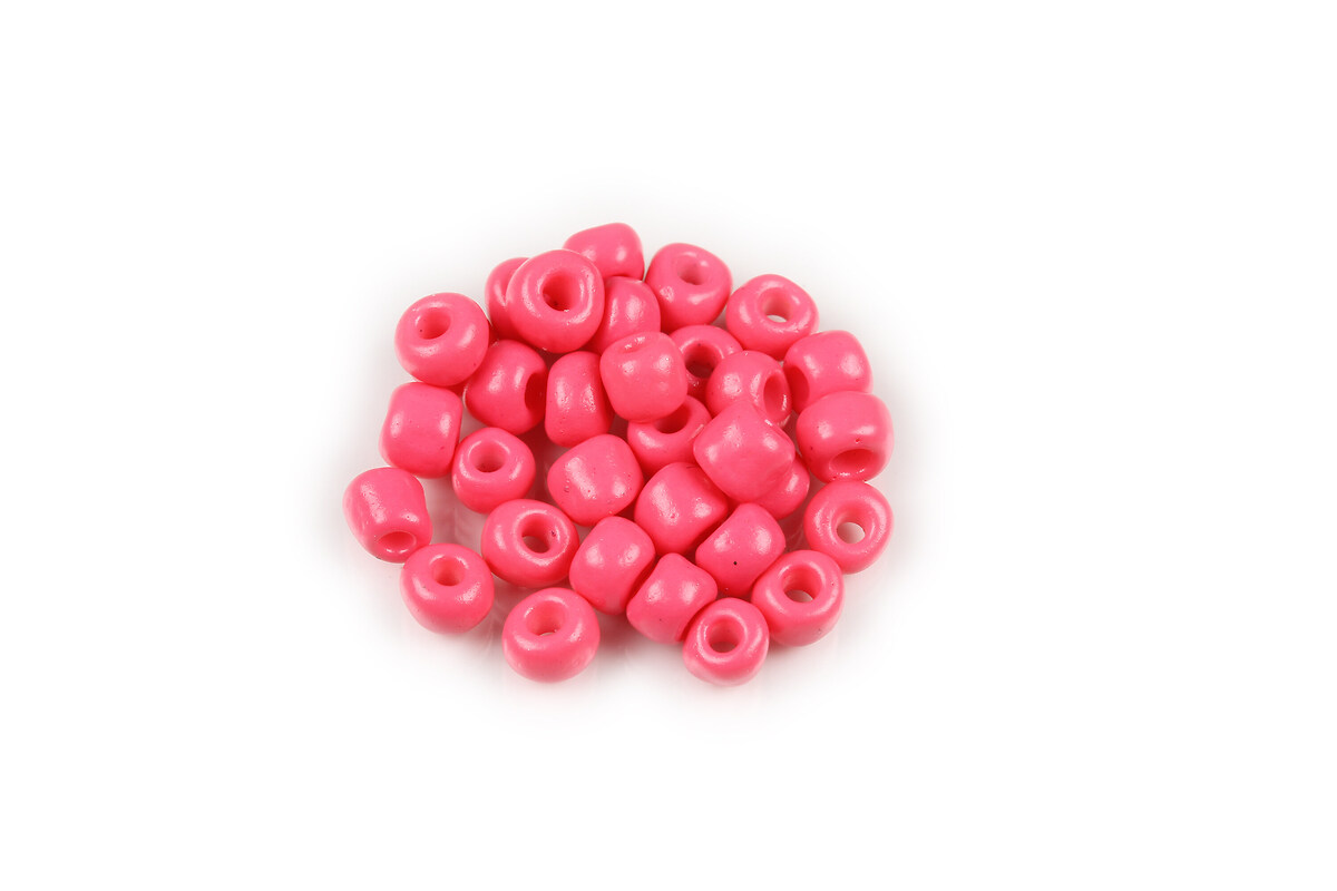 Margele de nisip 4mm opace (50g) - cod 382 -  roz inchis