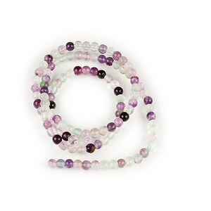 Margele fluorit sfere 4mm (sirag)