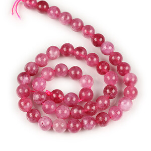 Sirag calcedonie roz fucsia sfere 8mm