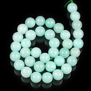 Sirag calcedonie turcoaz deschis sfere 10mm