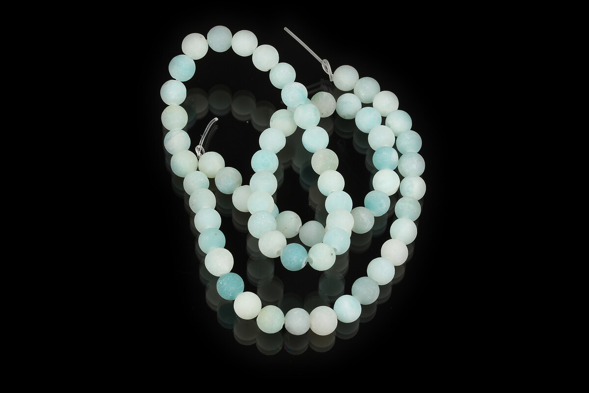 Sirag amazonite frosted (mat) sfere 6mm