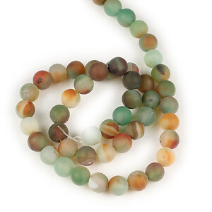 Sirag Autumn Agate frosted (mat) sfere 8mm