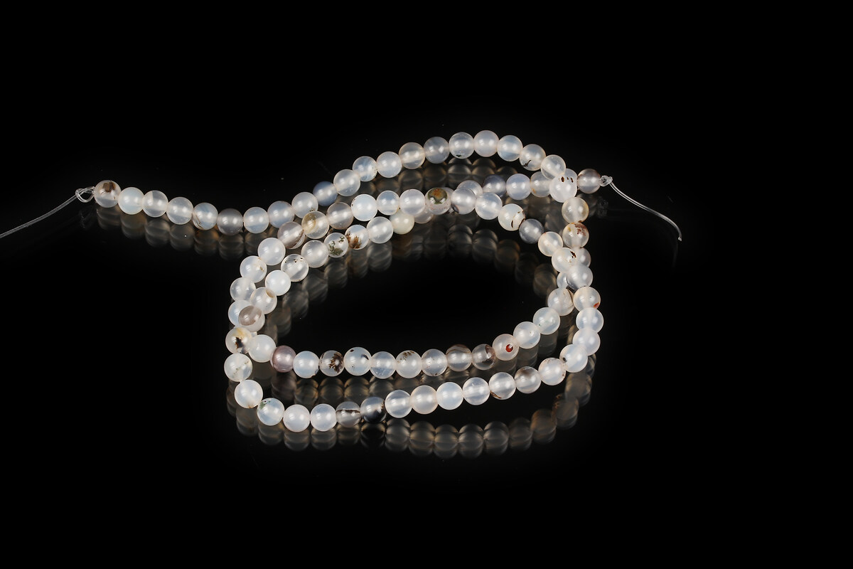 Margele Dendritic Agate sfere 4mm (sirag)