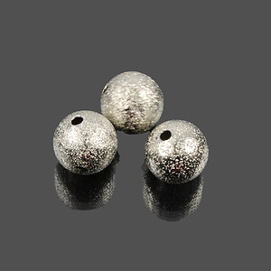 Distantiere metalice stardust argintii sfere 10mm