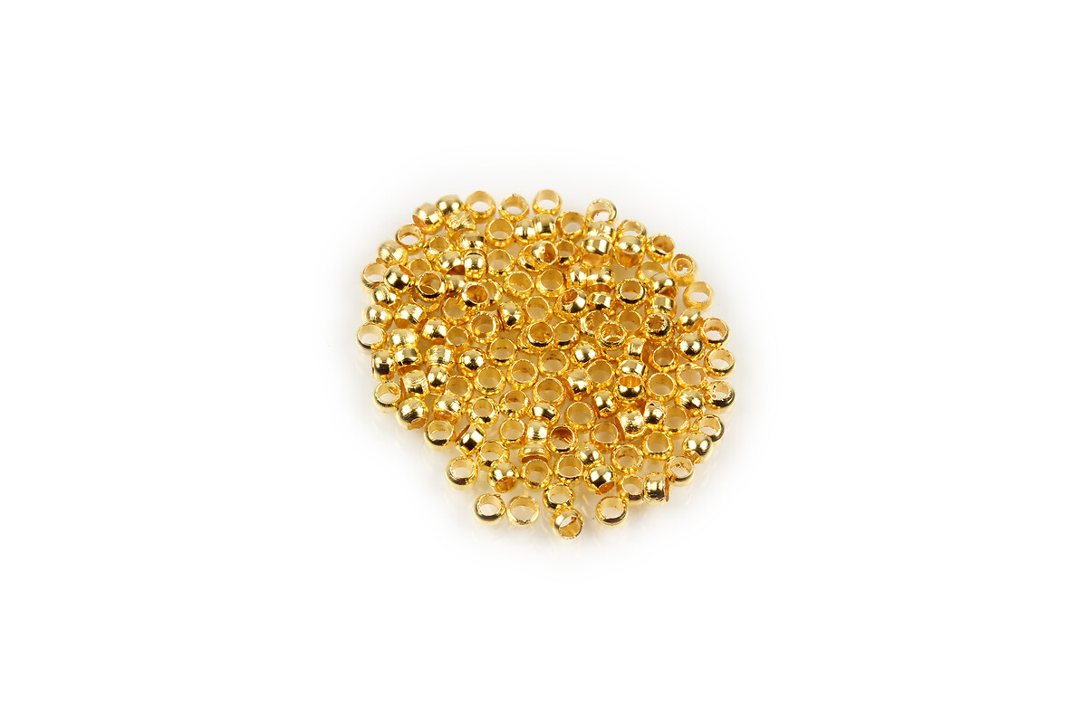 Crimp auriu 2x1,2mm (3g - aprox. 300 buc.)
