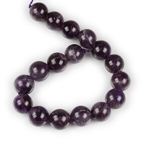 Sirag scurt ametist sfere 12 mm (sirag)