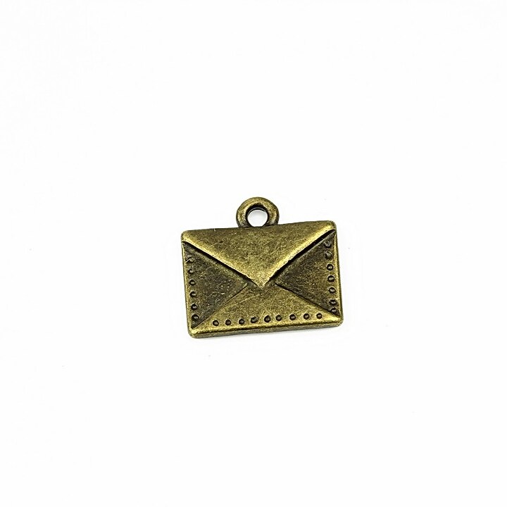 Charm bronz plic 14x15mm