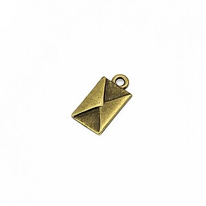 Charm bronz plic 16x8mm