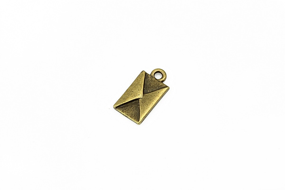 Charm bronz plic 16x8mm