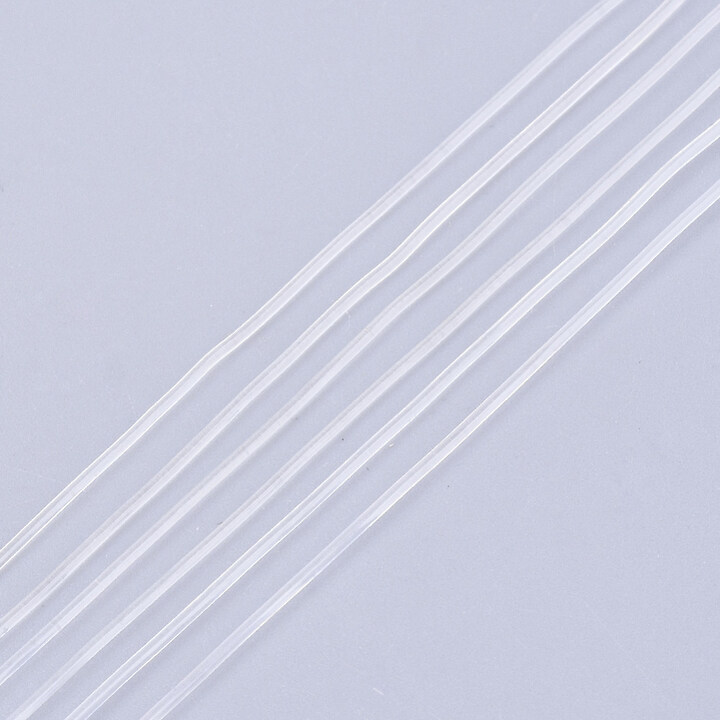 Rola guta elastica transparenta rotunda, grosime 0,8mm, rola 100m