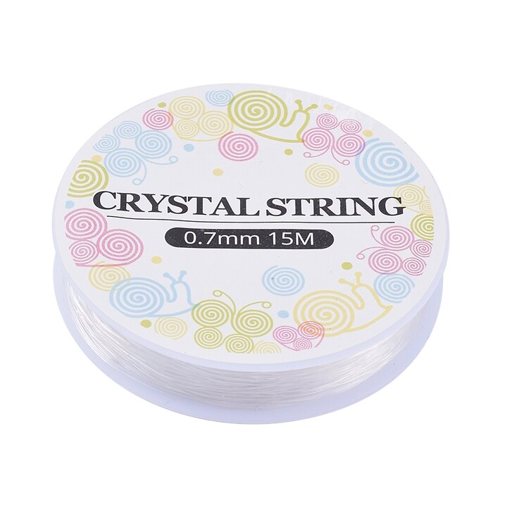 Rola guta elastica Crystal Thread, grosime 0,7mm, rola 14m