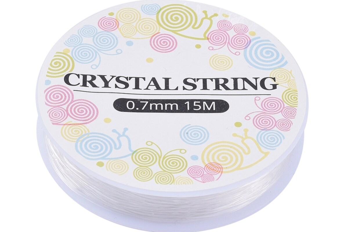 Rola guta elastica Crystal Thread, grosime 0,7mm, rola 14m