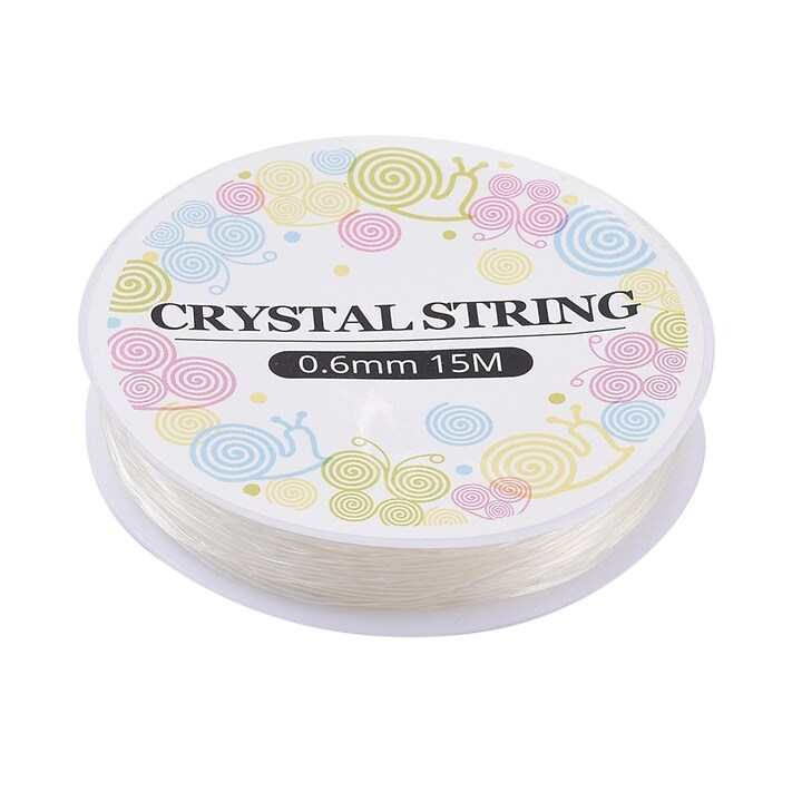 Rola guta elastica Crystal Thread, grosime 0,6mm, rola 14m