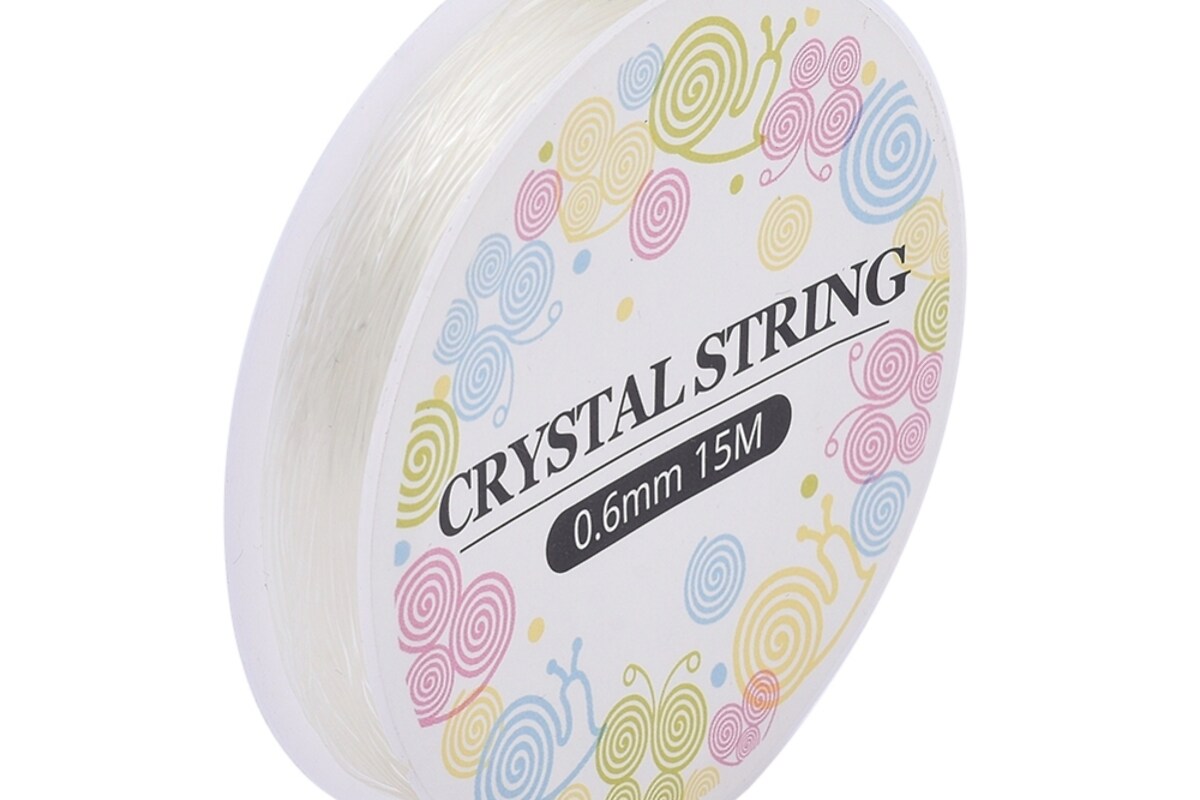 Rola guta elastica Crystal Thread, grosime 0,6mm, rola 14m