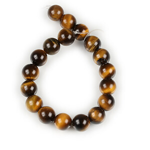 Sirag scurt ochi de tigru sfere 10 mm (sirag)